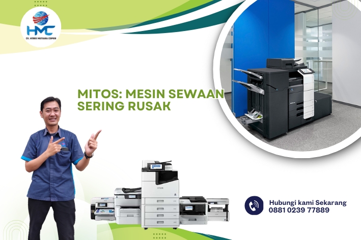Mitos: Mesin Sewaan Sering Rusak