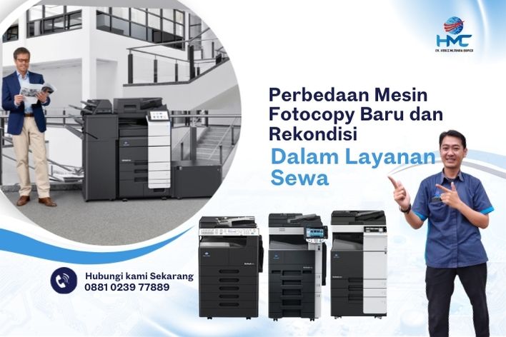 Perbedaan Mesin Fotocopy Baru dan Rekondisi