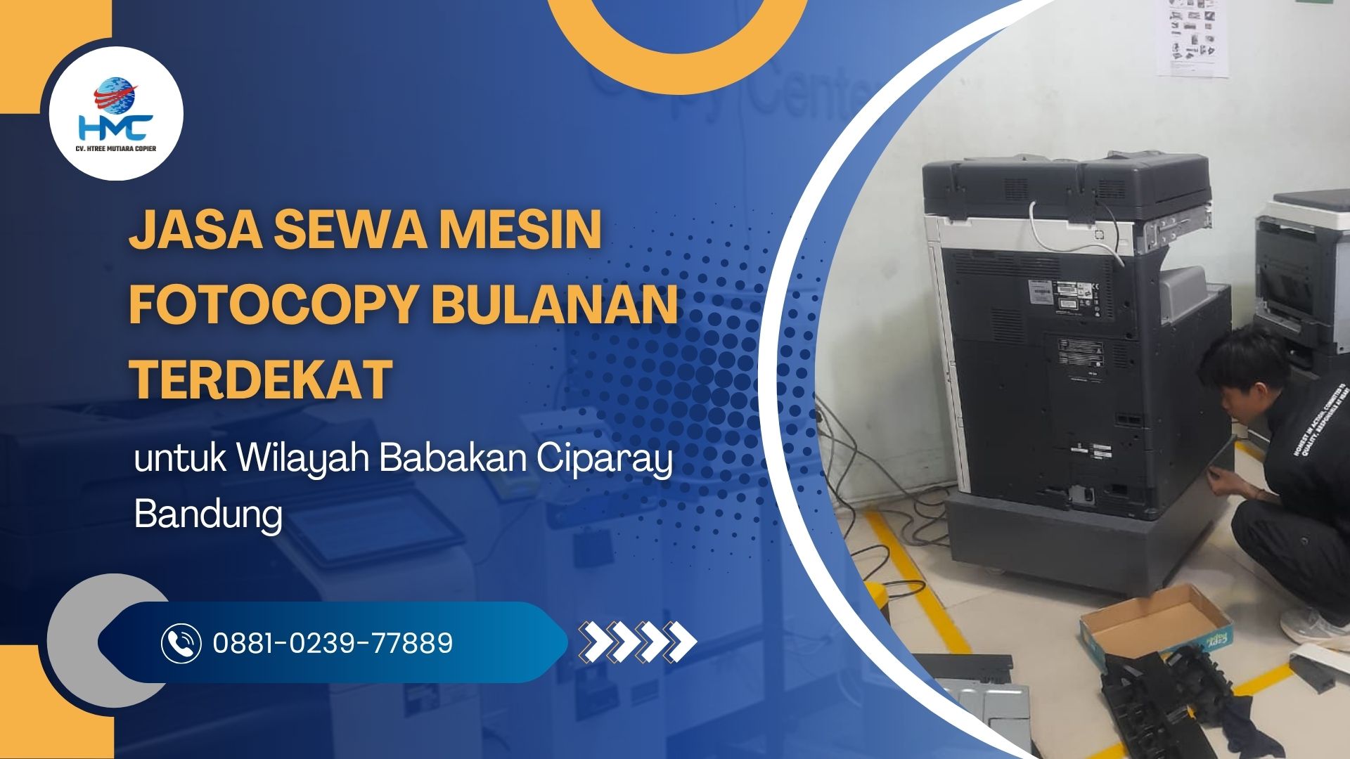 Jasa Sewa Mesin Fotocopy Bulanan Terdekat untuk Wilayah Babakan Ciparay Bandungn