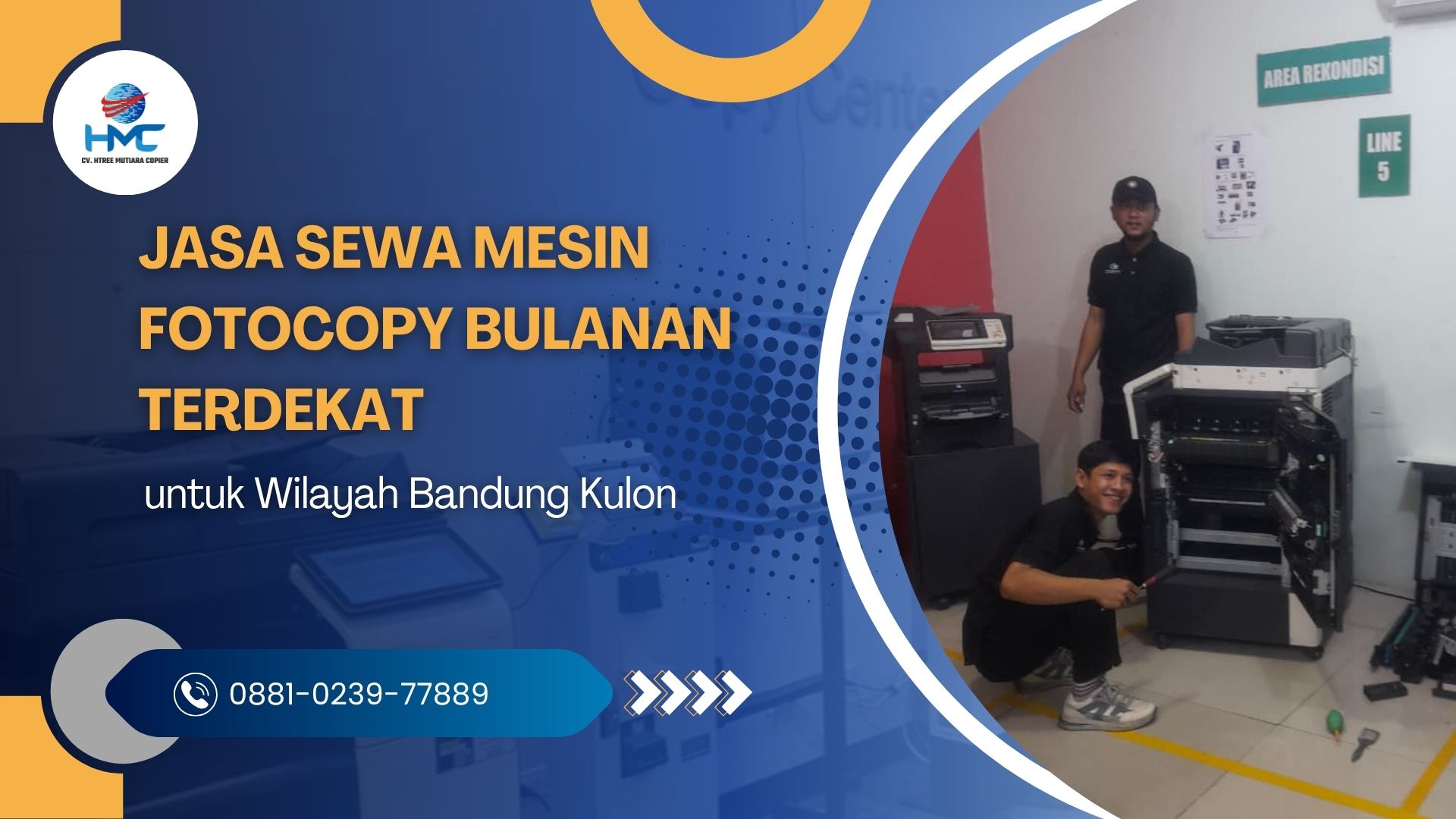 Jasa Sewa Mesin Fotocopy Bulanan Terdekat untuk Wilayah Bandung Kulon