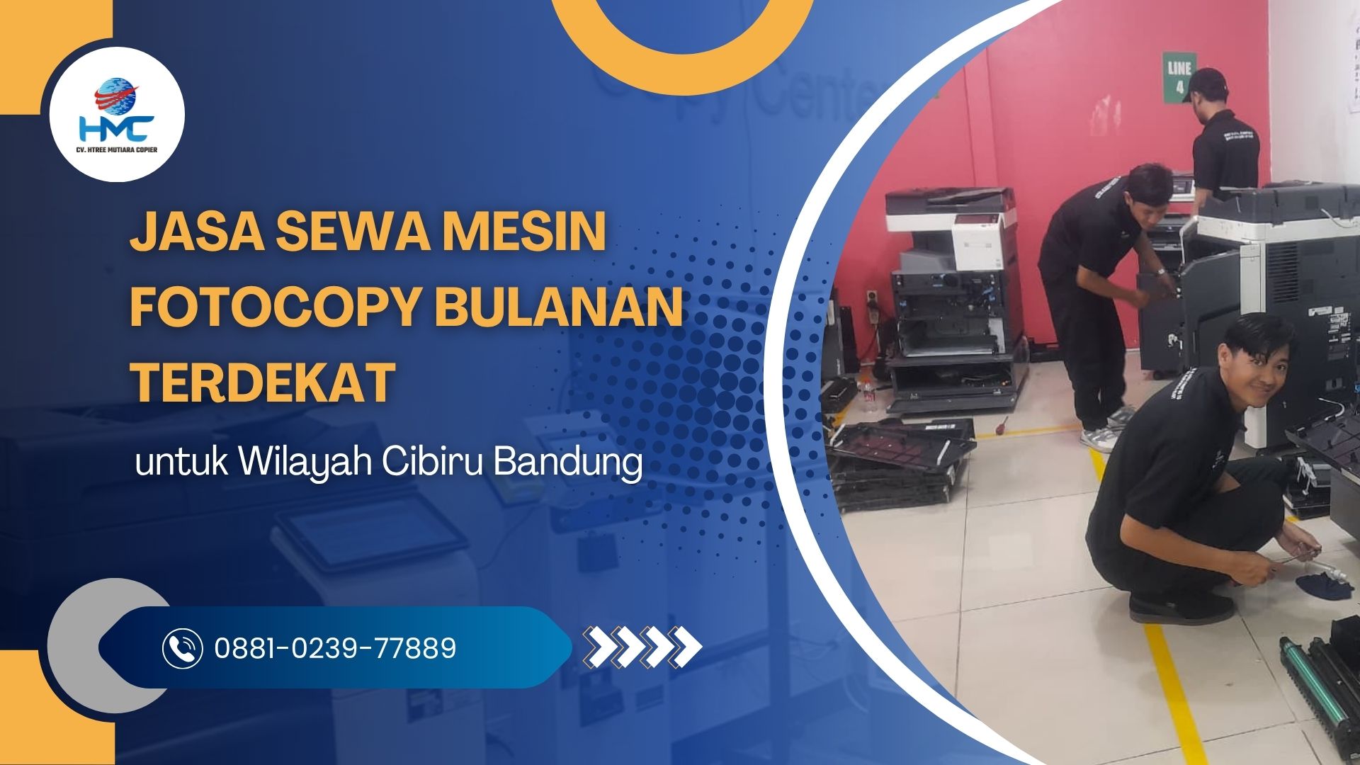 Jasa Sewa Mesin Fotocopy Bulanan Terdekat untuk Wilayah Cibiru Bandung