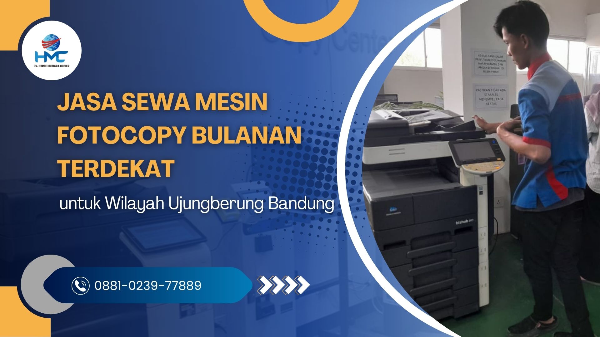 Jasa Sewa Mesin Fotocopy Bulanan Terdekat untuk Wilayah Ujungberung Bandung