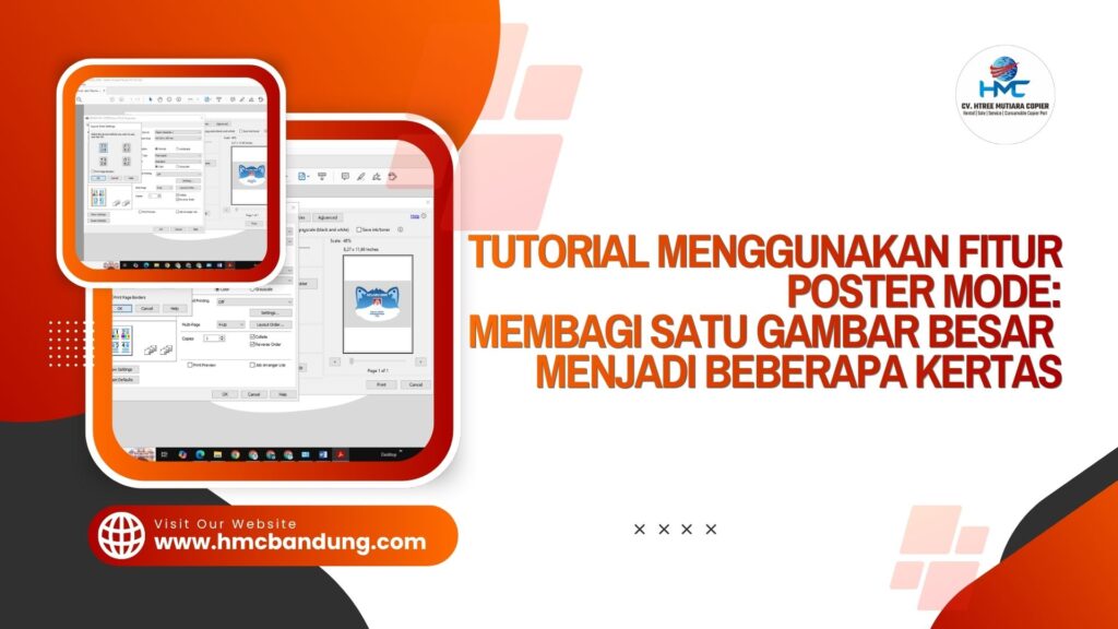 Tutorial Menggunakan Fitur Poster Mode: Membagi Satu Gambar Besar Menjadi Beberapa Kertas